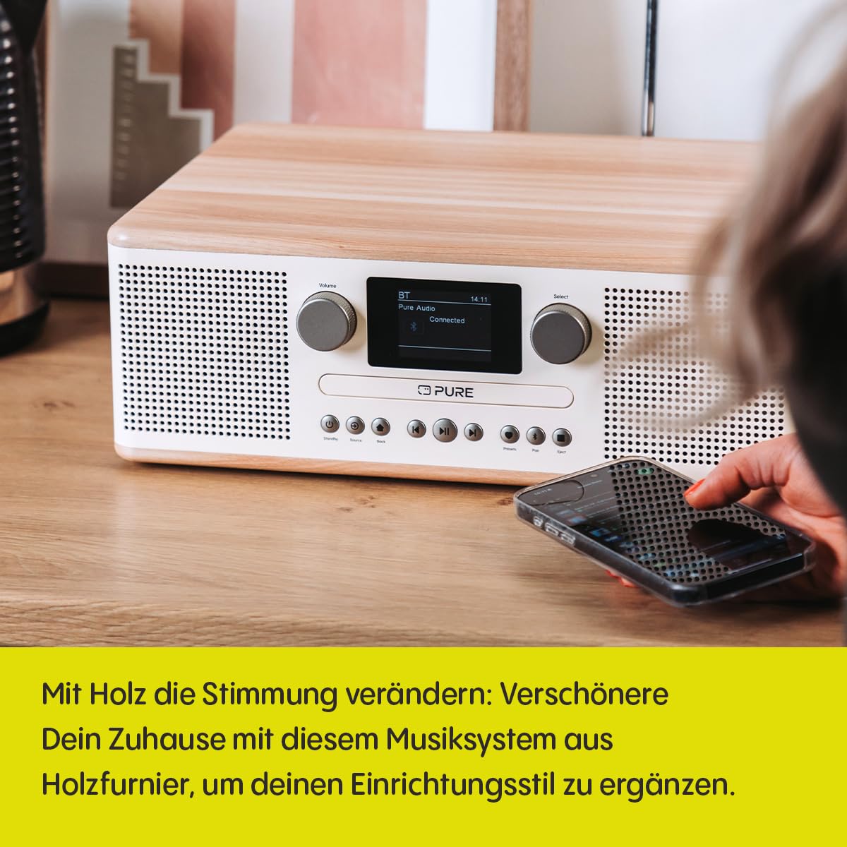 pure-classic-c-d6-cd-player-mit-dab-digitalradio-ukw-bluetooth-5-3-2-15-w-usb-au image 6