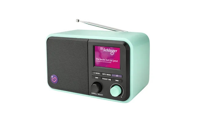 dual-schlager-radio-dab-digitalradio-mit-ukw-tft-farbdisplay-mint-kompaktradio-f image 1