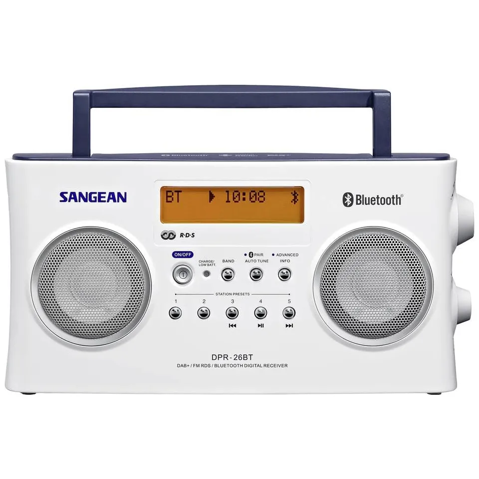 sangean-dpr-26bt-tragbares-dab-ukw-radio-mit-bluetooth-10-senderspeichern-lcd-we image 1