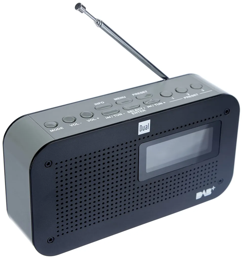 dual-dab-71-portables-digitalradio-ukw-dab-tuner-3-festspeichertasten-lc-display image 1