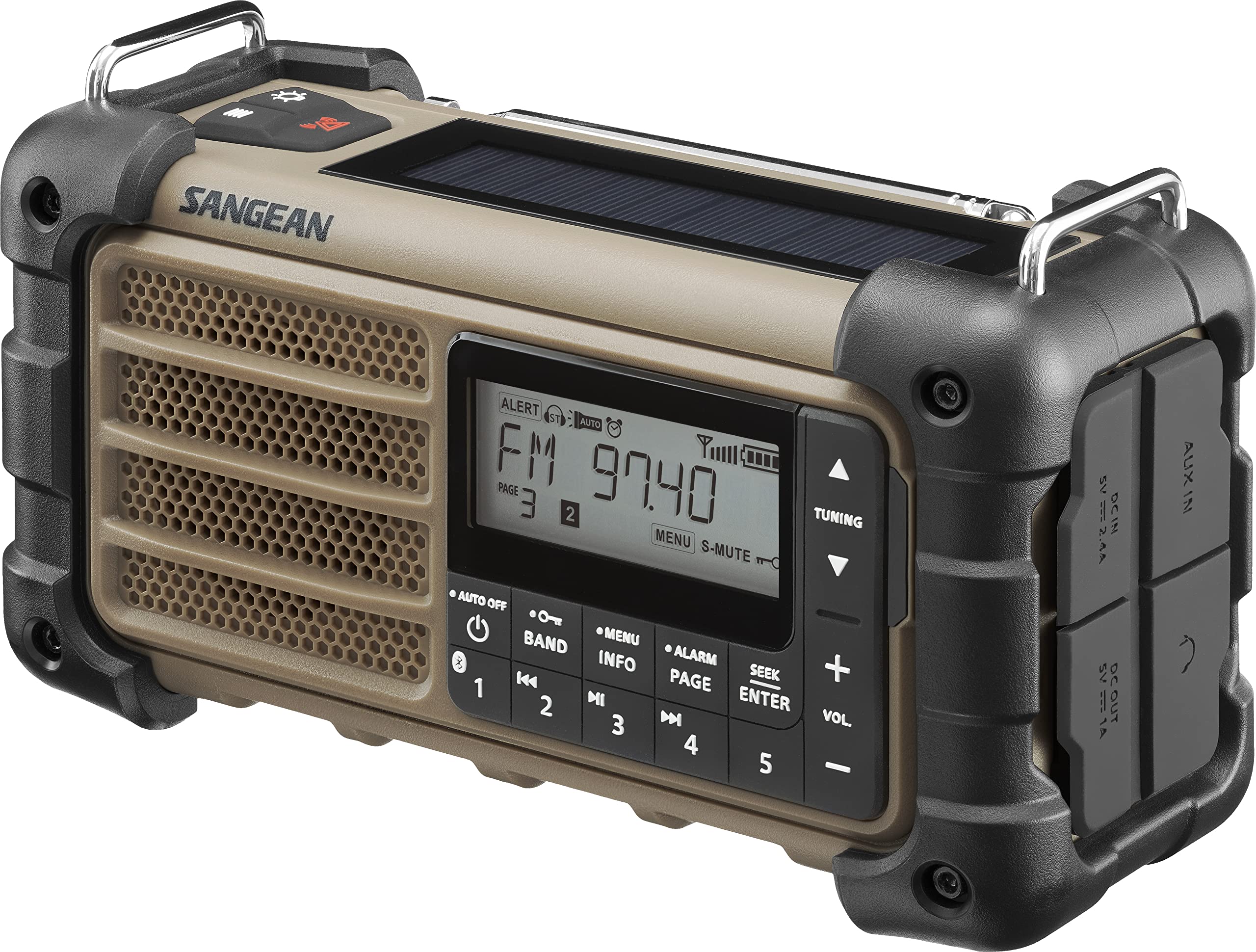 sangean-mmr-99-notfallradio-mit-handkurbel-fm-rds-bluetooth-led-taschenlampe-ip5 image 2