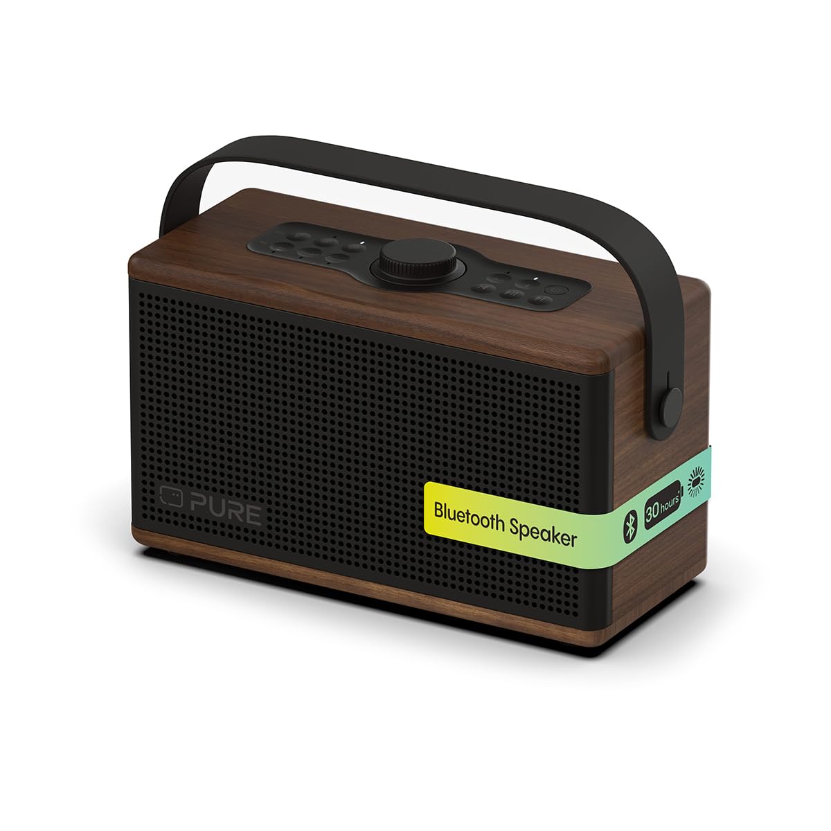 pure-classic-aura-bluetooth-lautsprecher-40-watt-30h-akku-licht-usb-c-aux-ipx2-2 image 1