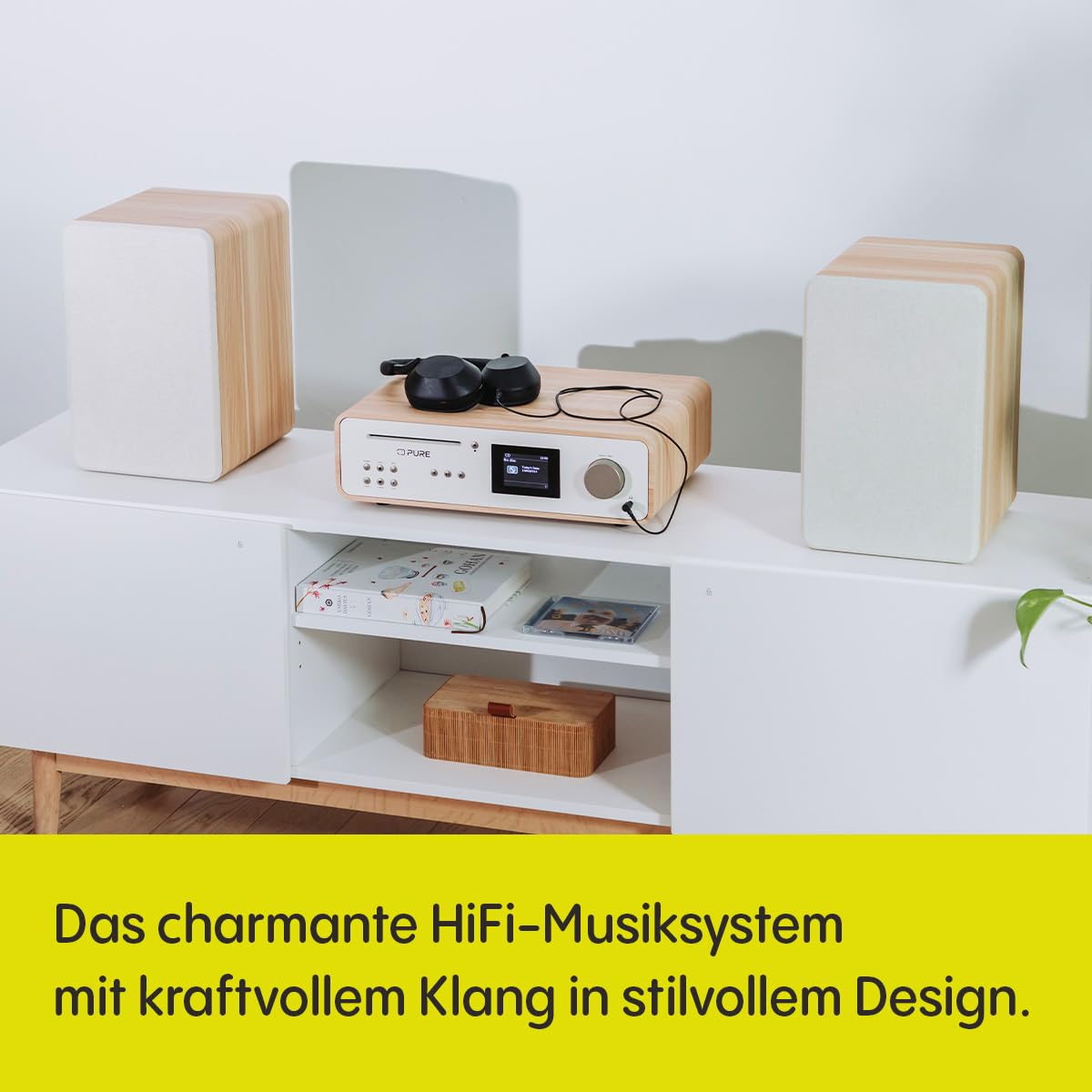 pure-classic-stereo-hifi-musik-system-100w-internetradio-dab-fm-bluetooth-cd-usb image 2