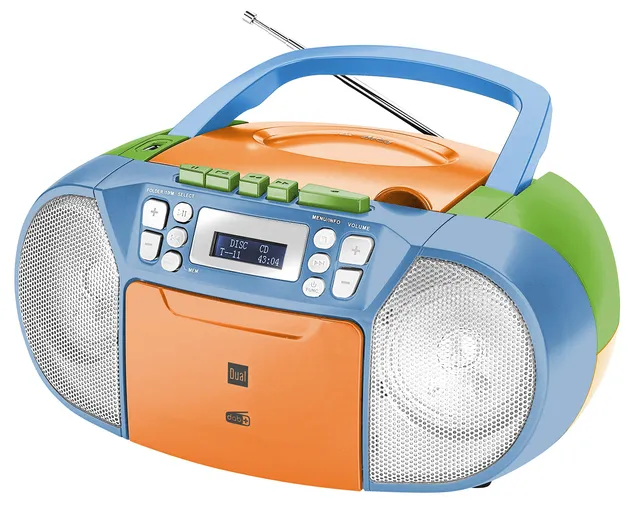 dual-dab-p-210-kassettenradio-mit-cd-dab-ukw-radio-cd-player-mp3-stereo-tragegri image 1