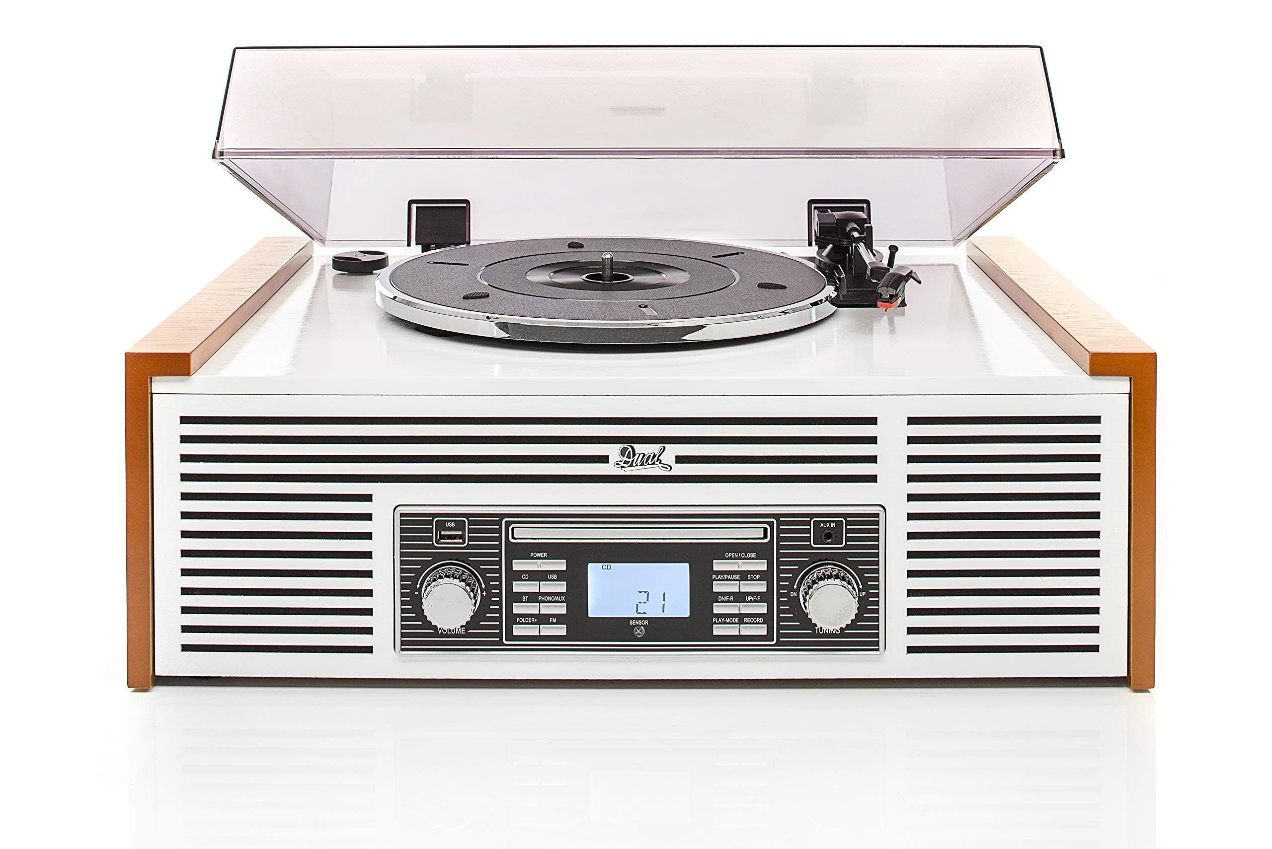 dual-nr-7-braun-stereo-nostalgie-musikanlage-mit-plattenspieler-cd-usb-und-bluet image 2