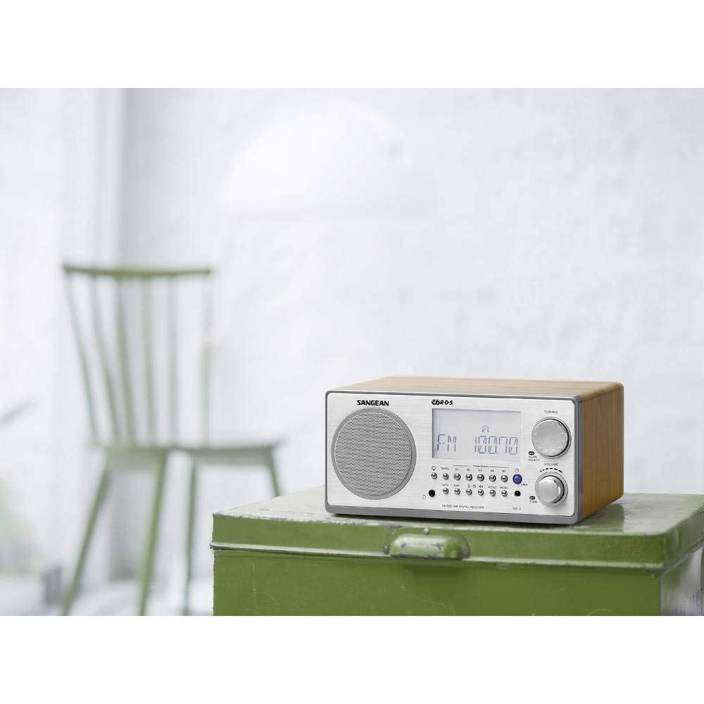 sangean-wr-2-desktop-radio-ukw-mw-tuner-7-w-lautsprecher-holzgeh-use-walnuss-sil image 5