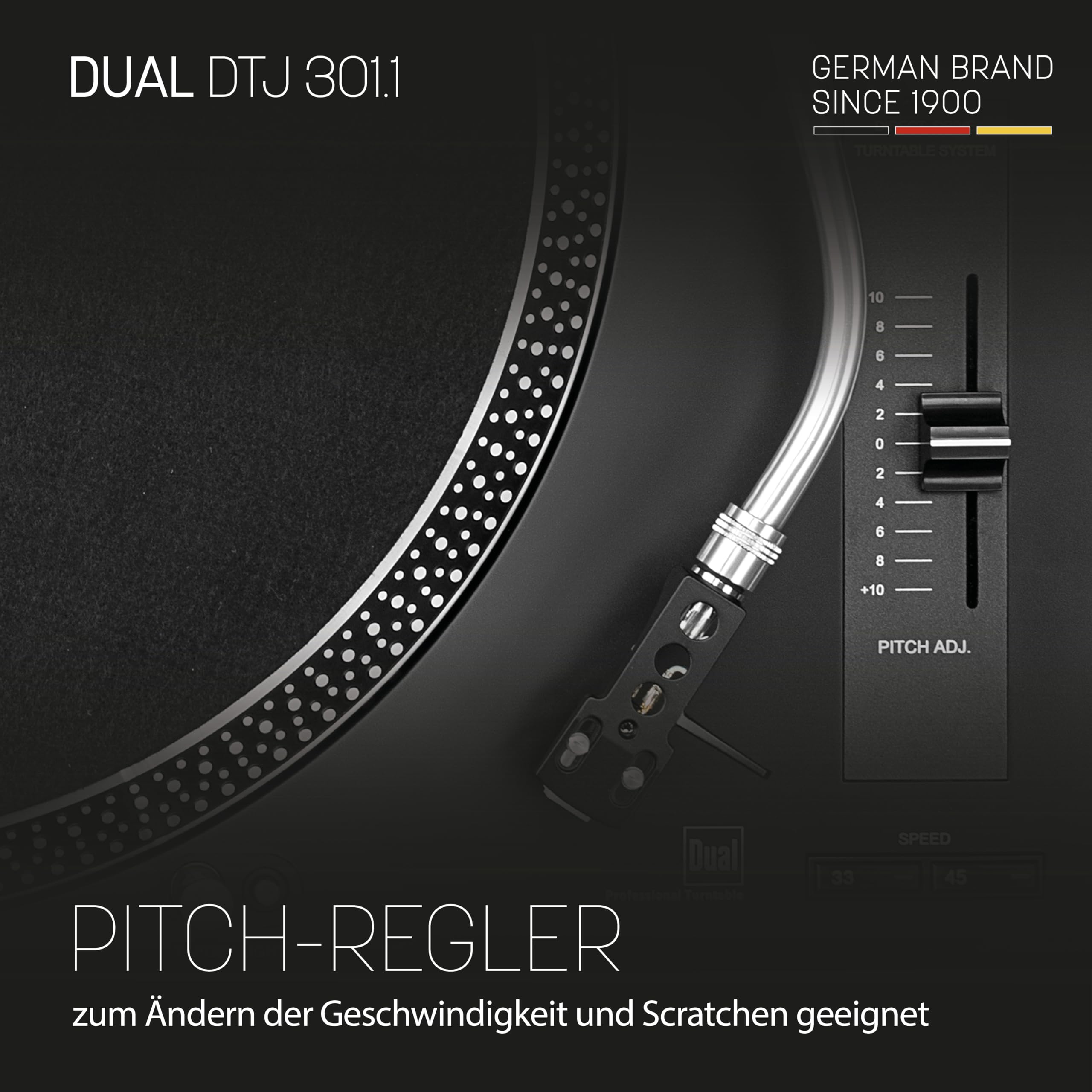 dual-dtj-301-1-usb-dj-plattenspieler-33-45-u-min-pitch-control-magnet-tonabnehme image 3