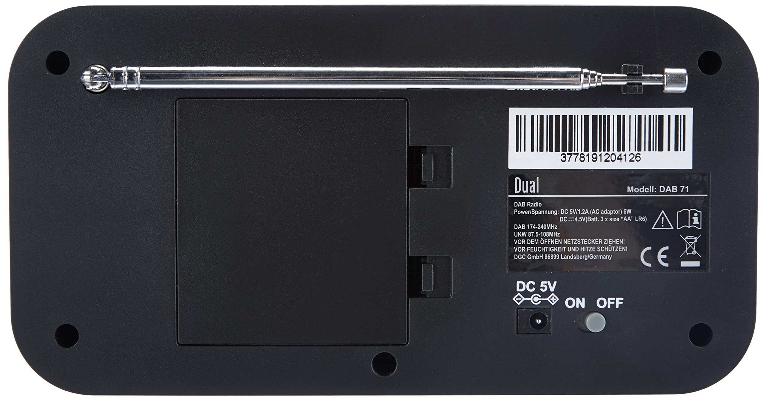 dual-dab-71-portables-digitalradio-ukw-dab-tuner-3-festspeichertasten-lc-display image 4