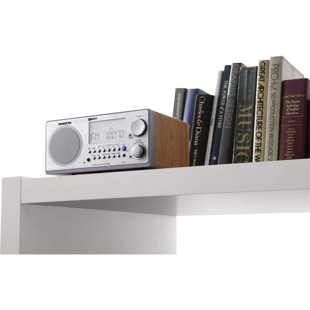 sangean-wr-2-desktop-radio-ukw-mw-tuner-7-w-lautsprecher-holzgeh-use-walnuss-sil image 3