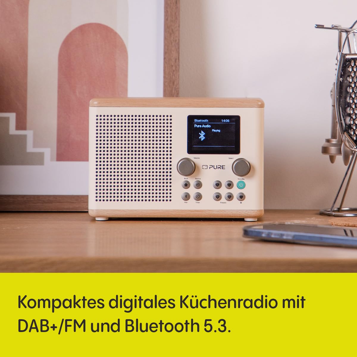 pure-classic-h4-dab-k-chenradio-mit-bluetooth-5-3-10w-lautsprecher-2-4-tft-farbd image 2