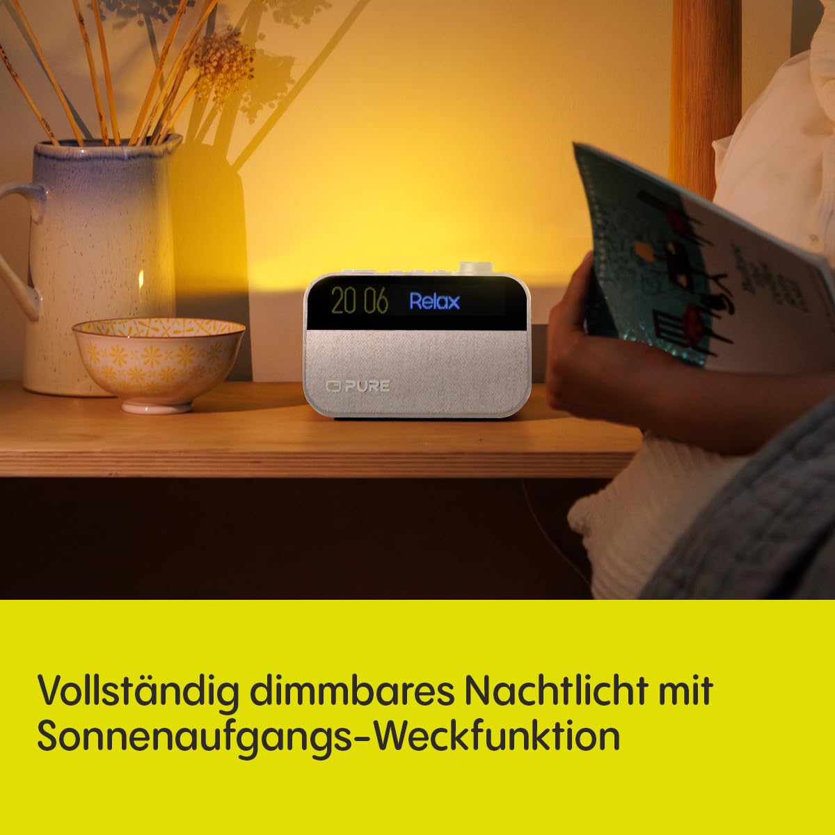 pure-moment-radiowecker-mit-dab-fm-bluetooth-white-noise-wake-up-light-wei image 3