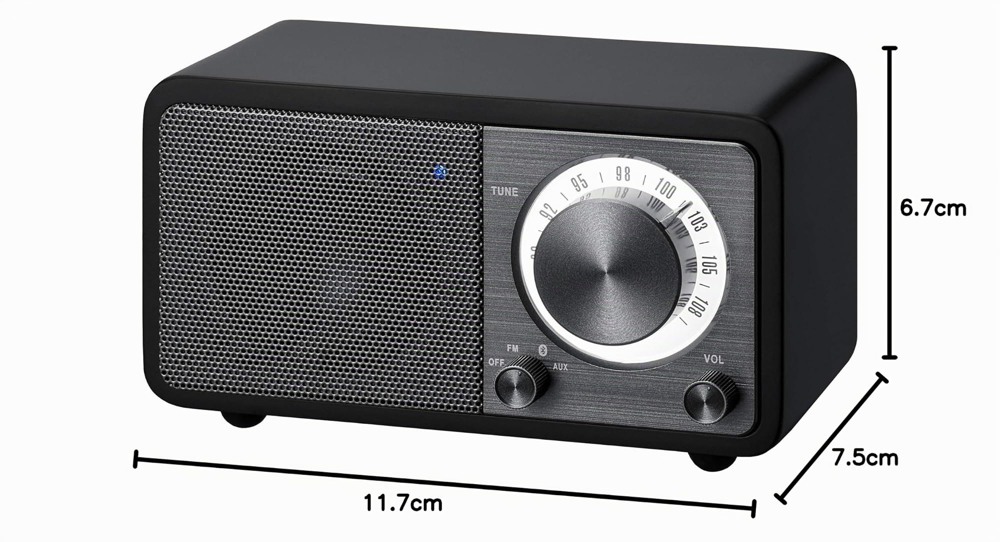 sangean-wr-7-tragbares-retro-radio-mit-ukw-bluetooth-und-echtholz-geh-use-integr image 8