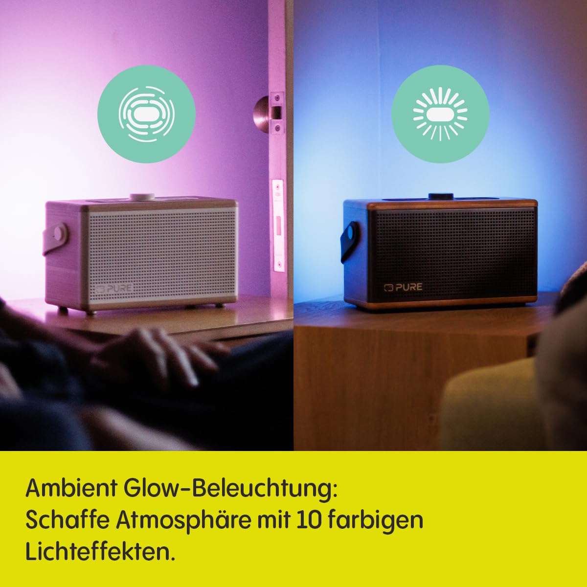 pure-classic-aura-bluetooth-lautsprecher-40-watt-30h-akku-licht-usb-c-aux-ipx2-2 image 4