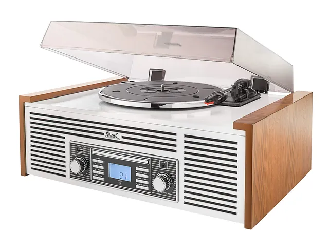 dual-nr-7-braun-stereo-nostalgie-musikanlage-mit-plattenspieler-cd-usb-und-bluet image 1