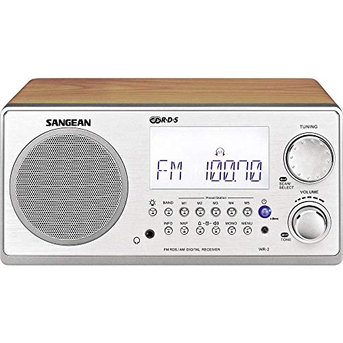 sangean-wr-2-desktop-radio-ukw-mw-tuner-7-w-lautsprecher-holzgeh-use-walnuss-sil image 7