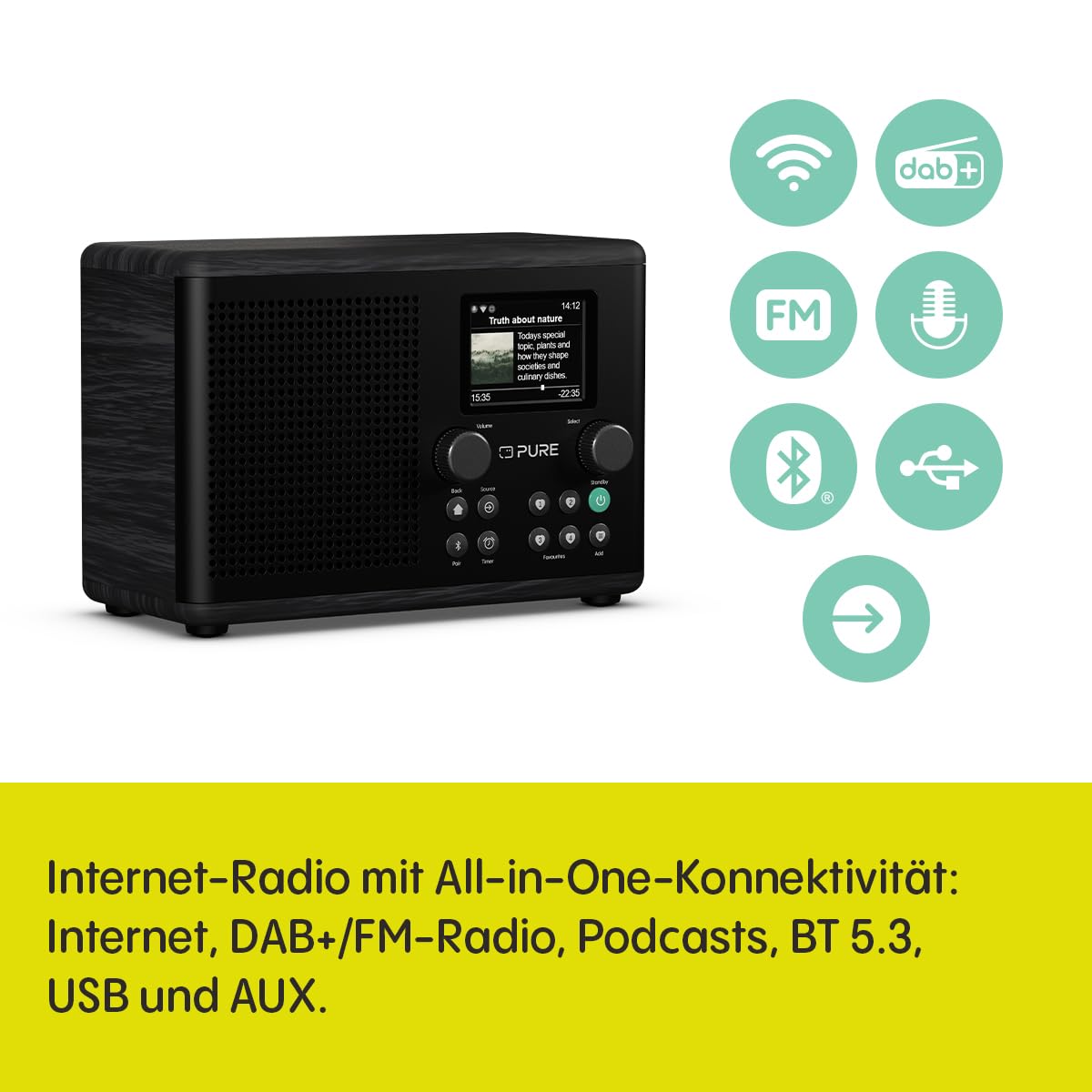 pure-classic-h4i-internetradio-dab-radio-mit-wlan-bluetooth-5-3-ukw-usb-10w-laut image 2