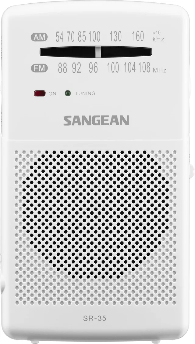 sangean-sr-35-white-tragbarer-ukw-mw-taschenempf-nger-der-dpr-series image 1