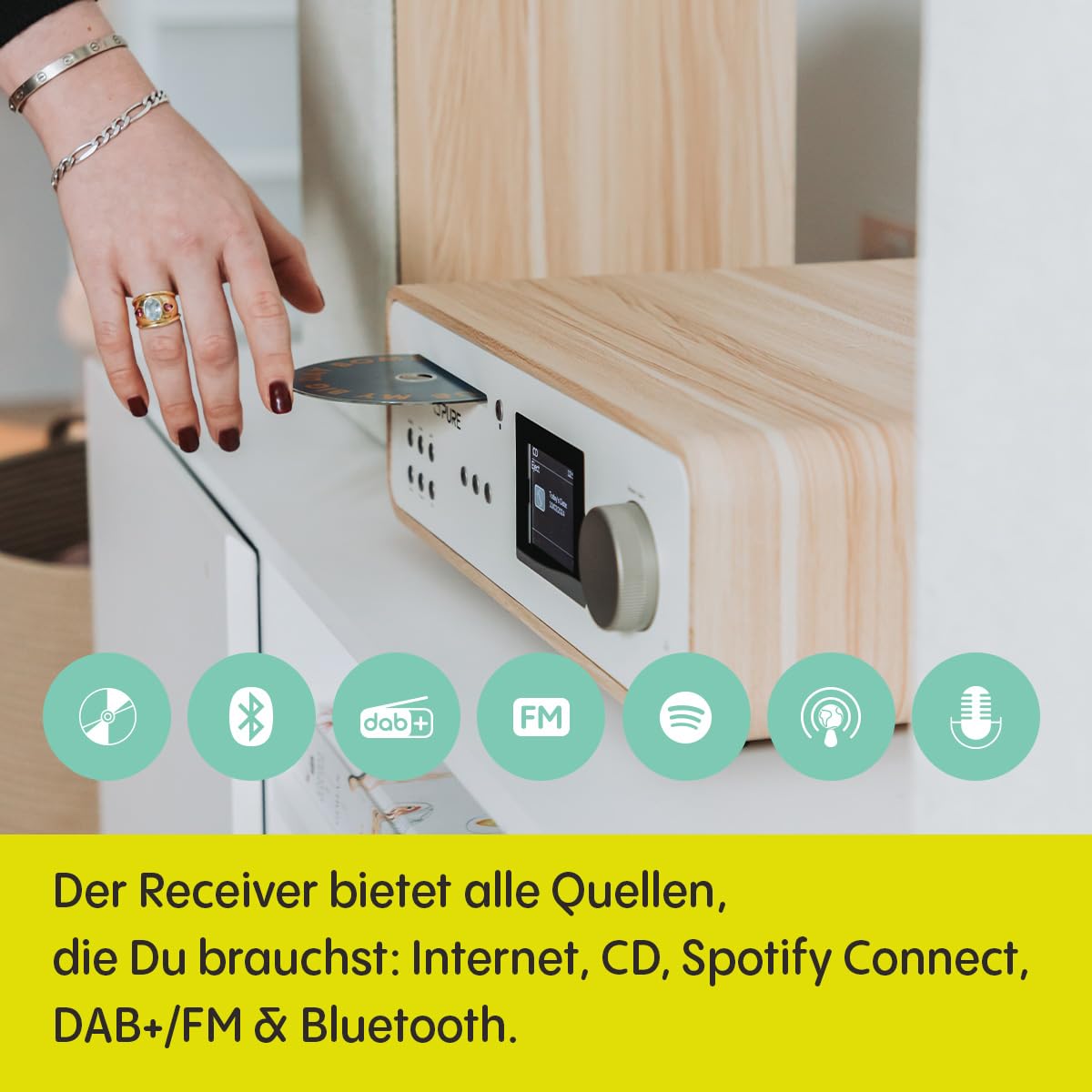 pure-classic-stereo-hifi-musik-system-100w-internetradio-dab-fm-bluetooth-cd-usb image 3