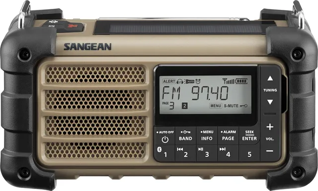 sangean-mmr-99-notfallradio-mit-handkurbel-fm-rds-bluetooth-led-taschenlampe-ip5 image 1